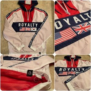 🔥 Royalty Quarter Zip Windbreaker